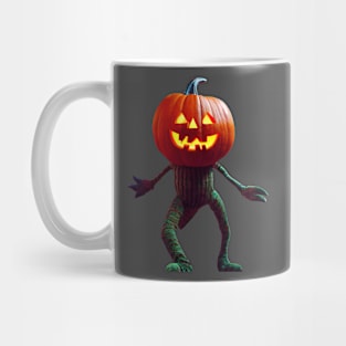 Spooky Walking Halloween Pumpkin Mug